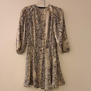 Zara Snake Print Women's Dress